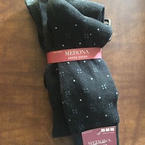 NWT 3 pairs of Merona dress socks men